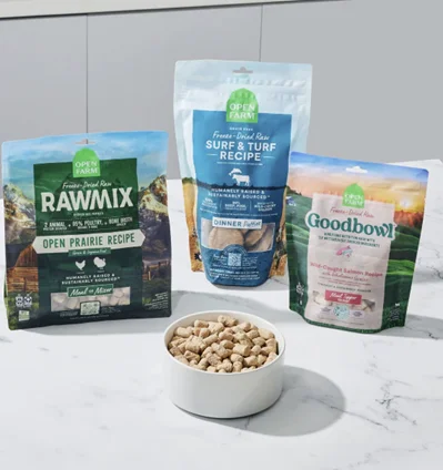 Open Farm freeze-dried dog food