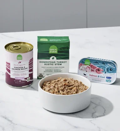 Open Farm gently cooked dog food