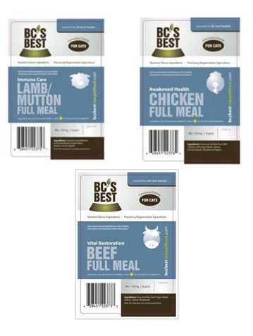 BC's Best raw cat food