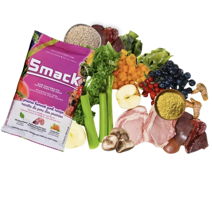 Smack dehydrated dog food